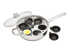 Kitchen Craft 6 Cup Egg Poacher 28cm Kitchen Craft 6 Cup Egg Poacher 28cm
